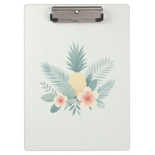 Pranchetas Abacaxi floral e havaiano