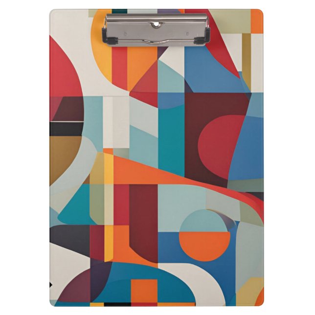 Pranchetas Abstrato Art vibrante - Desenho expressivo e color (Frente)