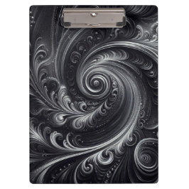 Pranchetas Abstrato Branca Negra Cinza Simples