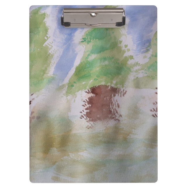 Pranchetas Abstrato Fir Trees (Frente)