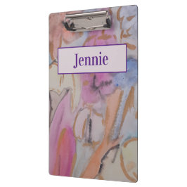 Pranchetas Abstrato Pastel Floral Personalizado