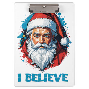 Pranchetas Acredito em Santa Claus Grafite Style Design