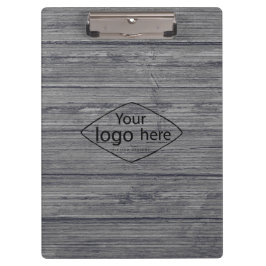 Pranchetas Adicione seu logotipo madeira de celeiro rústico