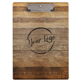 Pranchetas Adicione seu logotipo madeira de celeiro rústico