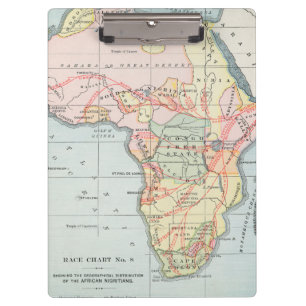 PRANCHETAS ÁFRICA: MAPA, 1894