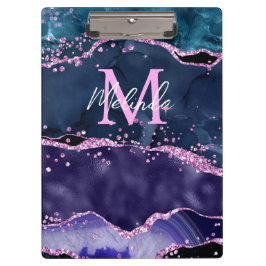 Pranchetas Agato do Oceano Glitor Azul-marinho e Roxo