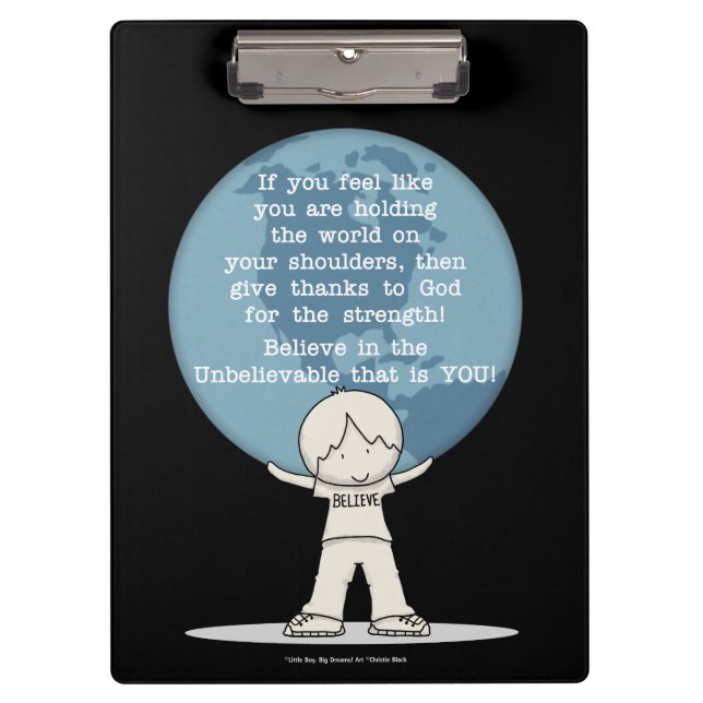 Pranchetas Agradecido pela Força (Frente)