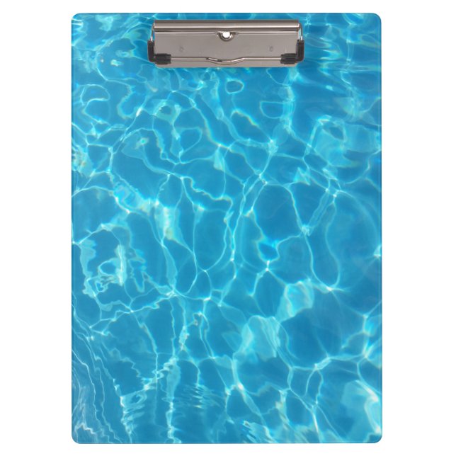 Pranchetas Água de Piscina Azul Céu Cristalino (Frente)