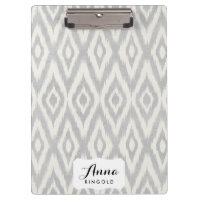 Aguarela Pastel asteca cinzenta Ikat brandamente