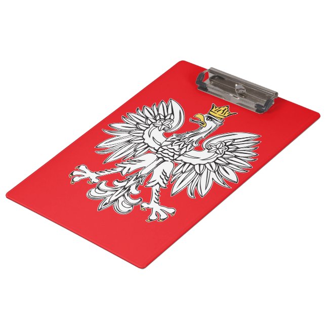 Pranchetas Águia Polonesa com Conselho Dourado (Inclinado)