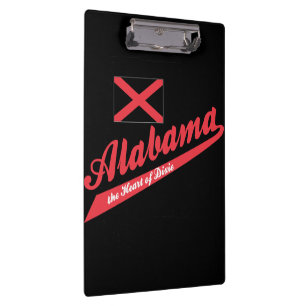 Pranchetas Alabama Heart of Dixie