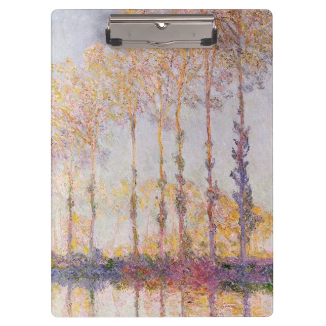 Pranchetas Álamos de Claude Monet | nos bancos do Epte (Frente)