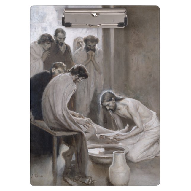 Pranchetas Albert Edelsense - Jesus Lavando Pés Discípulos (Frente)