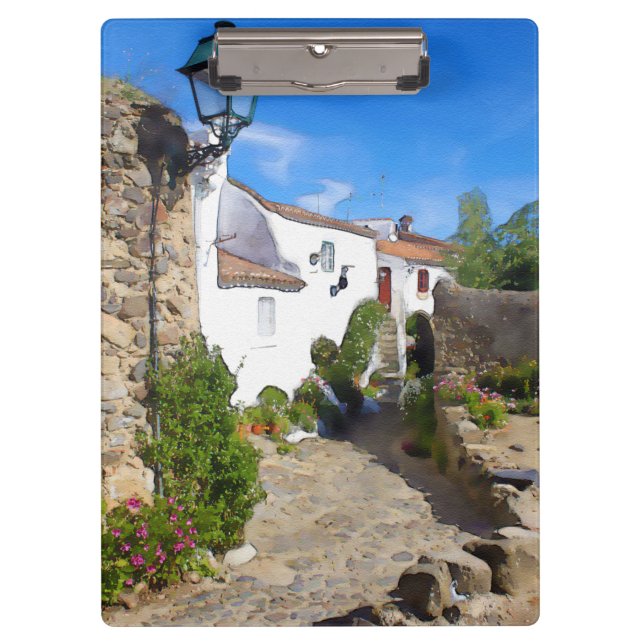 Pranchetas Aldeia Mediterrânica de Watercolor (Frente)