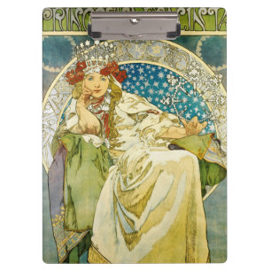 Pranchetas Alphonse Mucha Princess Hyacinth Art Nouveau