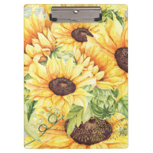 Pranchetas Amarelo Amarelo Girassóis Verde