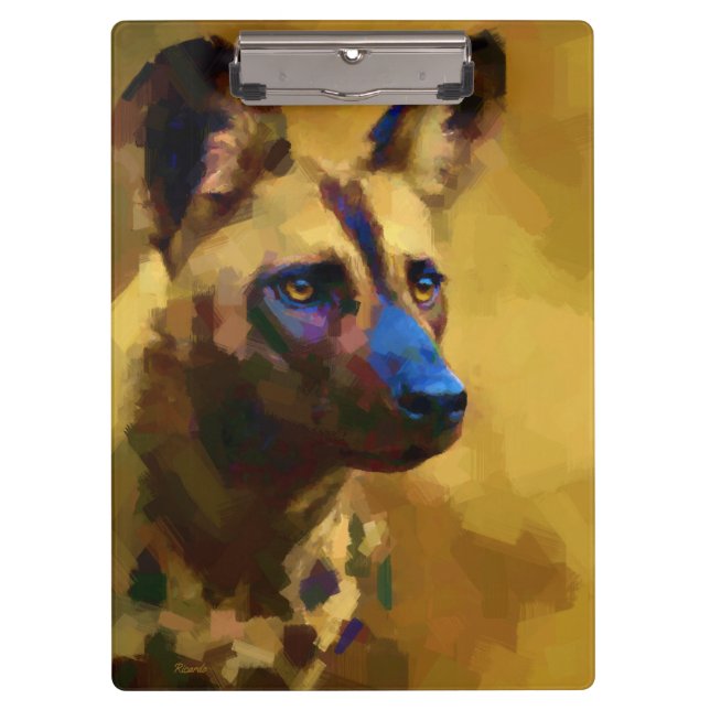 Pranchetas Ame o Cão Selvagem Africano (Frente)