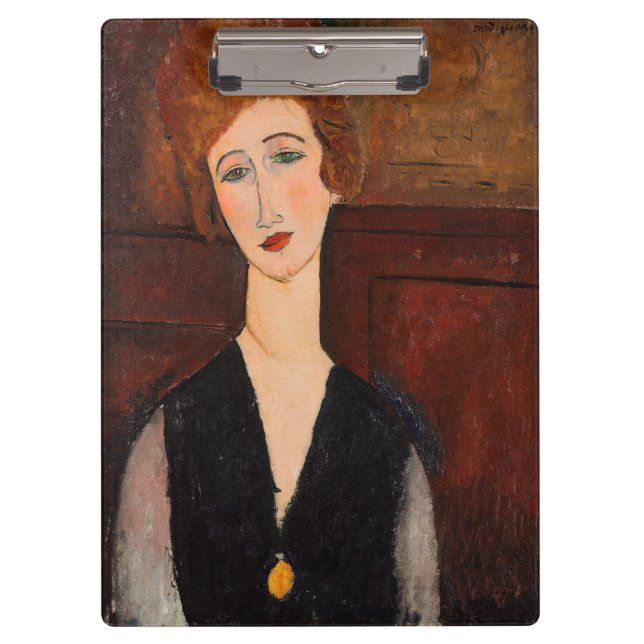 Pranchetas Amedeo Modigliani - Retrato de uma Mulher (Frente)