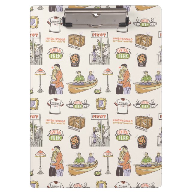 Pranchetas AMIGOS™ | Ícones de desenho animado (Frente)