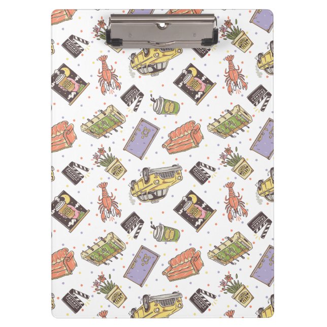 Pranchetas AMIGOS™ | Padrão de Ícone de Bolinhas (Frente)