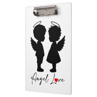 Pranchetas Amor de Anjo – Design Fofo de Casal de Anjos