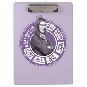 Pranchetas Amy Farrah Fowler Info Graphic