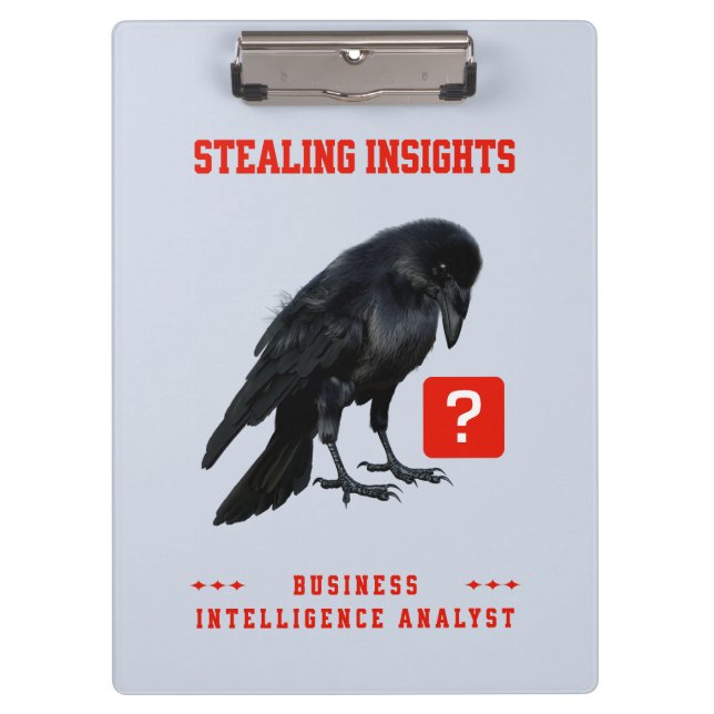 Pranchetas Analista de Inteligência de Negócios Crow (Frente)