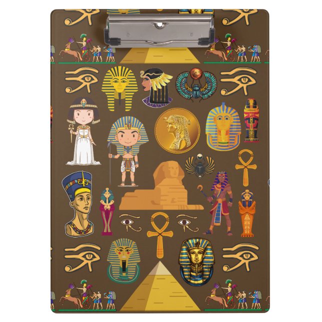 Pranchetas Ancient Egyptian Hieroglyphic -Pattern Symbol  (Frente)