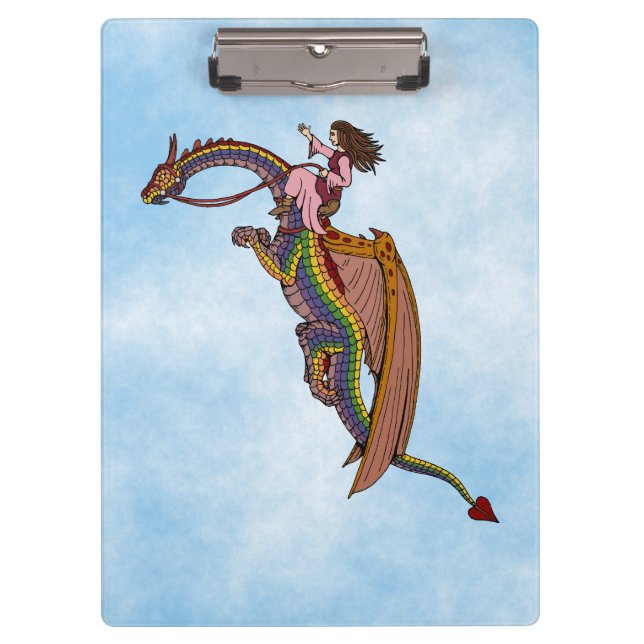 Pranchetas Andando pelo Dragão Arco-Íris (Frente)