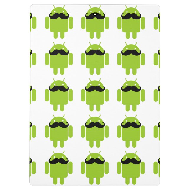 Pranchetas Android Robot Mustache (Verso)