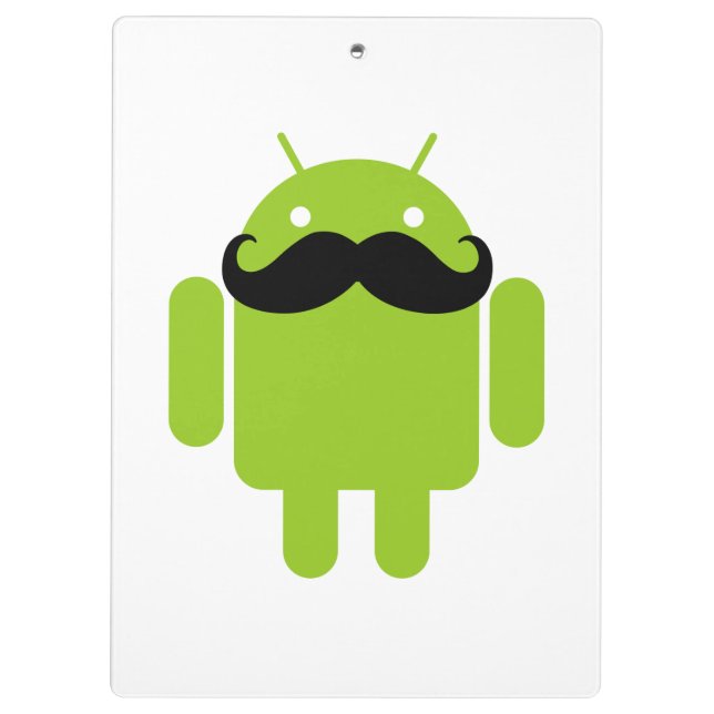 Pranchetas Android Robot Mustache (Verso)