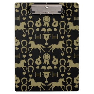 Pranchetas Anel Horseback Dourado