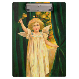 Pranchetas Angel ringing the bell for Christmas time