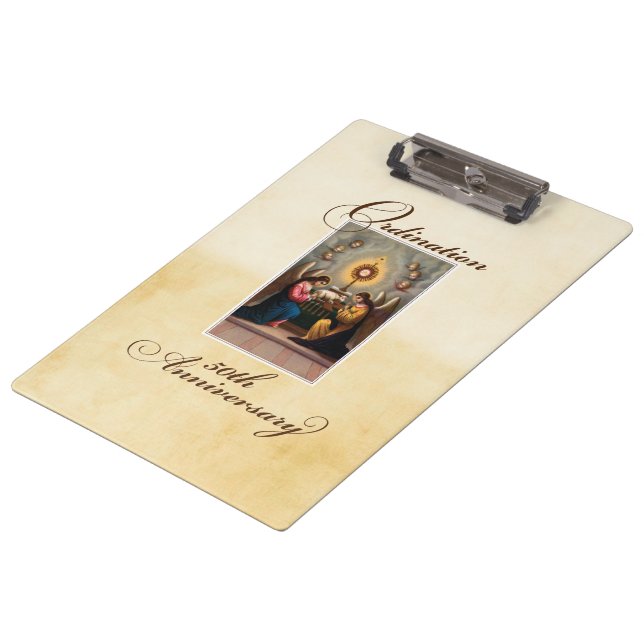 Pranchetas Ângulos do aniversário da 50ª Portaria em Altar (Inclinado)