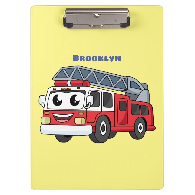 Pranchetas Animação de bombeiros felizes (Frente)