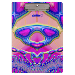 Pranchetas ANTHEA BIZARRE 3D! ~ Rosa Azul Verde Original