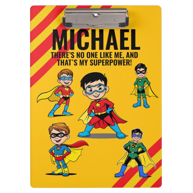 PRANCHETAS ANTI-STRESS KIDS HERO SUPERHERO POWER RED (Frente)