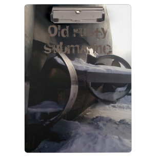Pranchetas Antigo submarino na neve