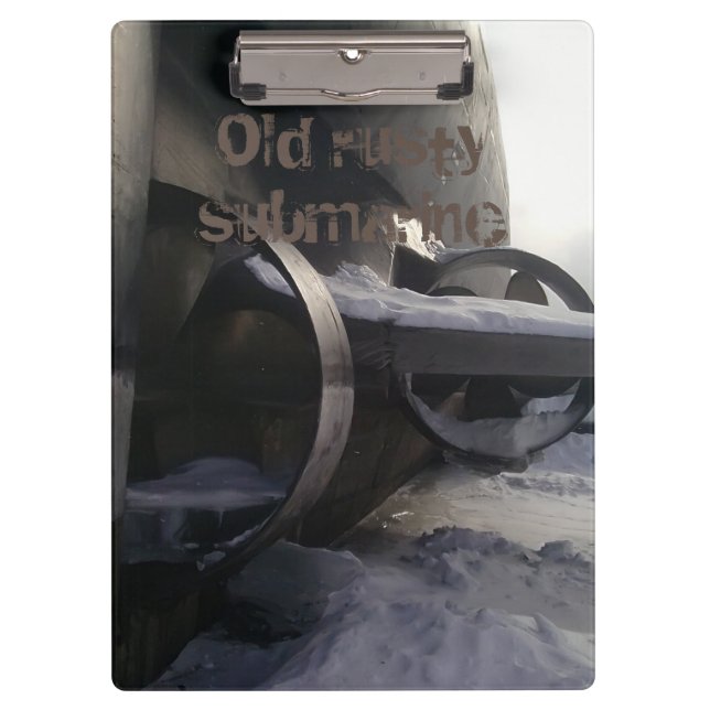 Pranchetas Antigo submarino na neve (Frente)