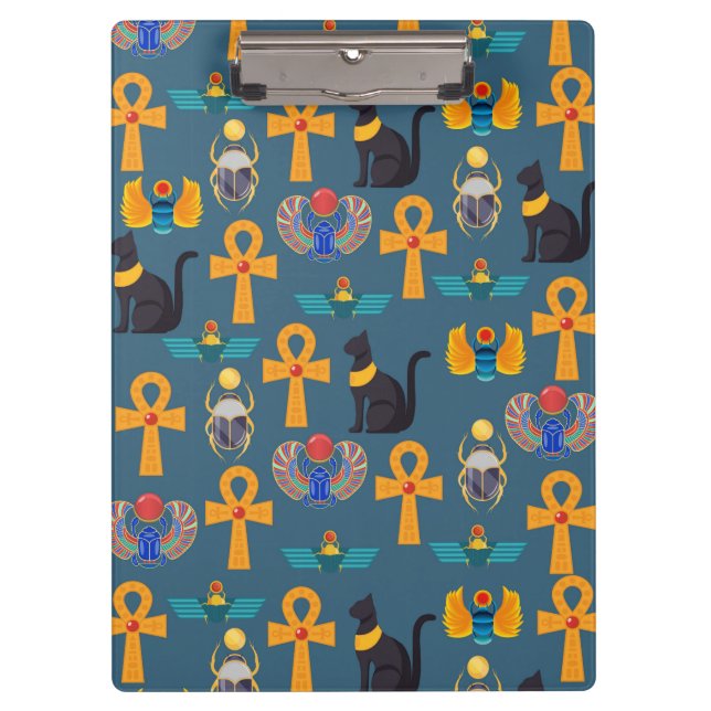 Pranchetas Antique Egypt Pattern, Hieroglyphics digital paper (Frente)