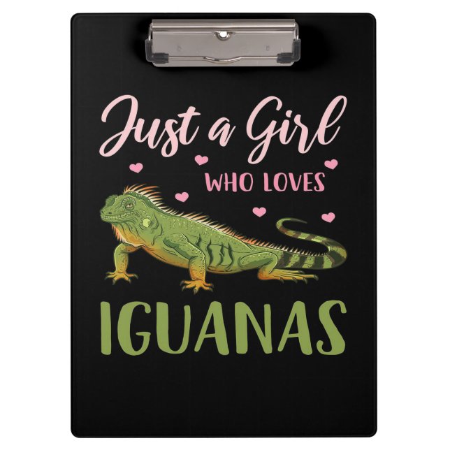 Pranchetas Apenas Uma Menina Que Ama Iguanas (Frente)