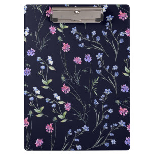 Pranchetas Aquarela Marinho Floral