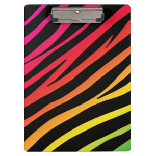 Pranchetas Arco-íris zebra multicolor