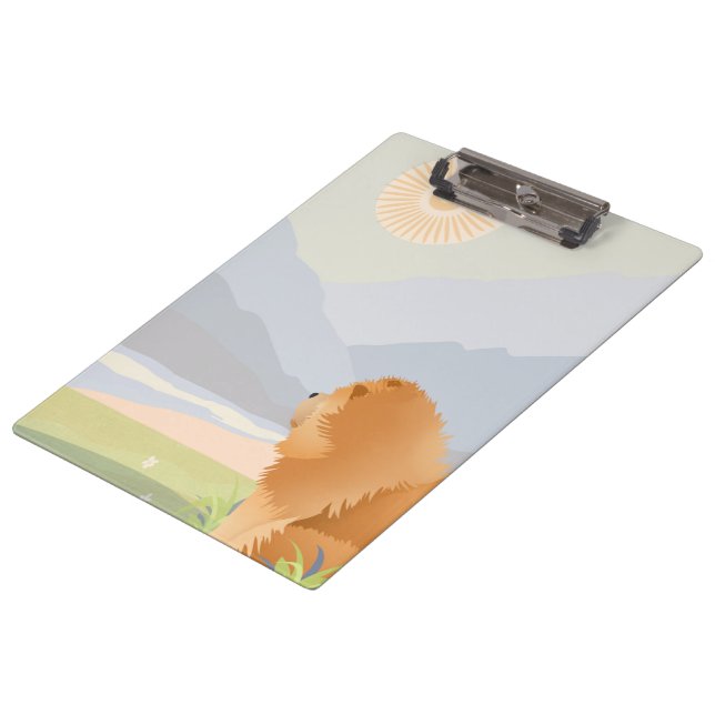 Pranchetas Área de transferência acrílica ROUGH RED CHOW (Inclinado)