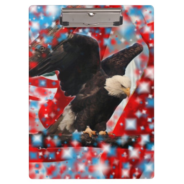 Pranchetas Área de Transferência/Águia Bald Americano (Frente)