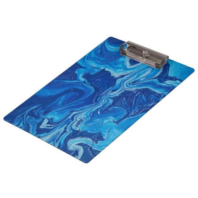 Pranchetas Área de Transferência Azul, design pelo artista J. (Inclinado)