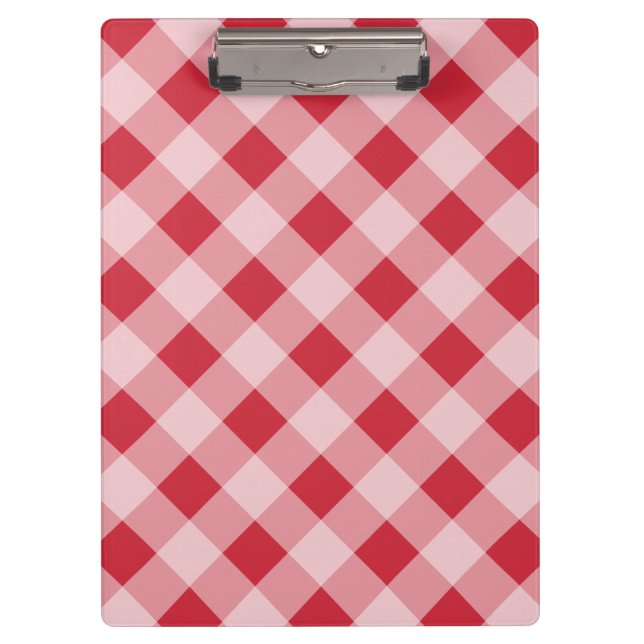 Pranchetas Área de Transferência Clássica Gingham (Frente)