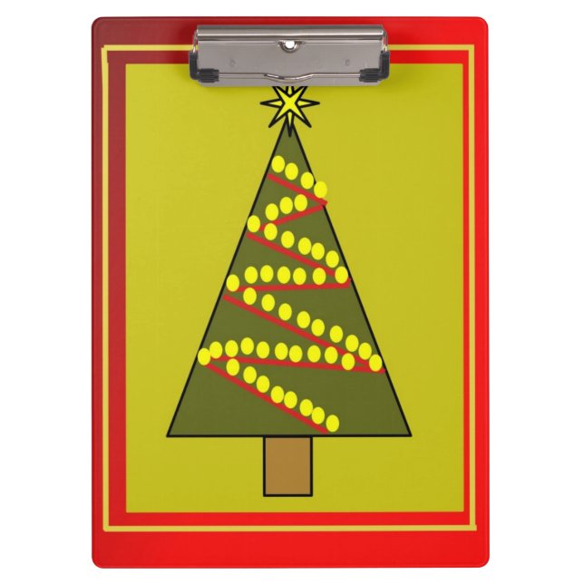 Pranchetas Área de Transferência da Árvore de Natal (Frente)