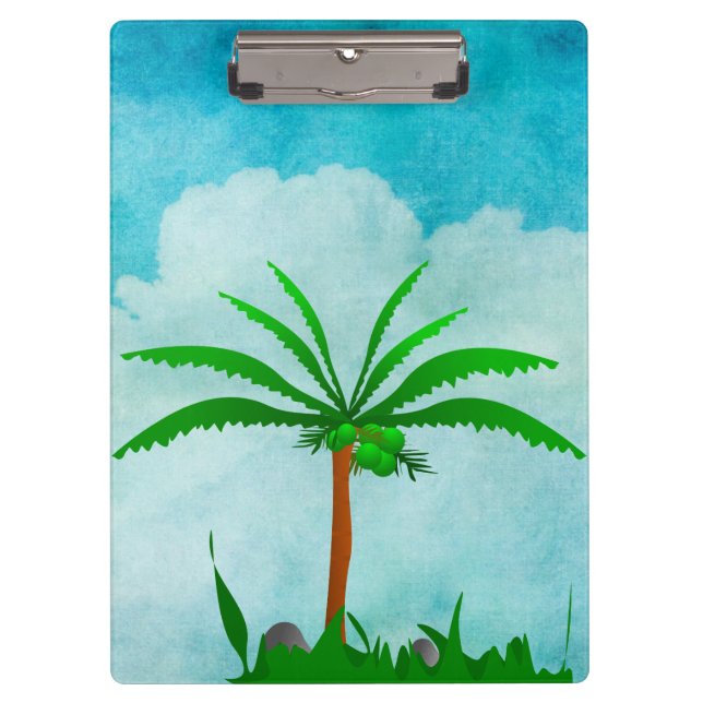 Pranchetas Área de Transferência da Árvore Palm (Frente)