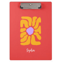 Área de Transferência da Flor de Boho Desenhada Mã